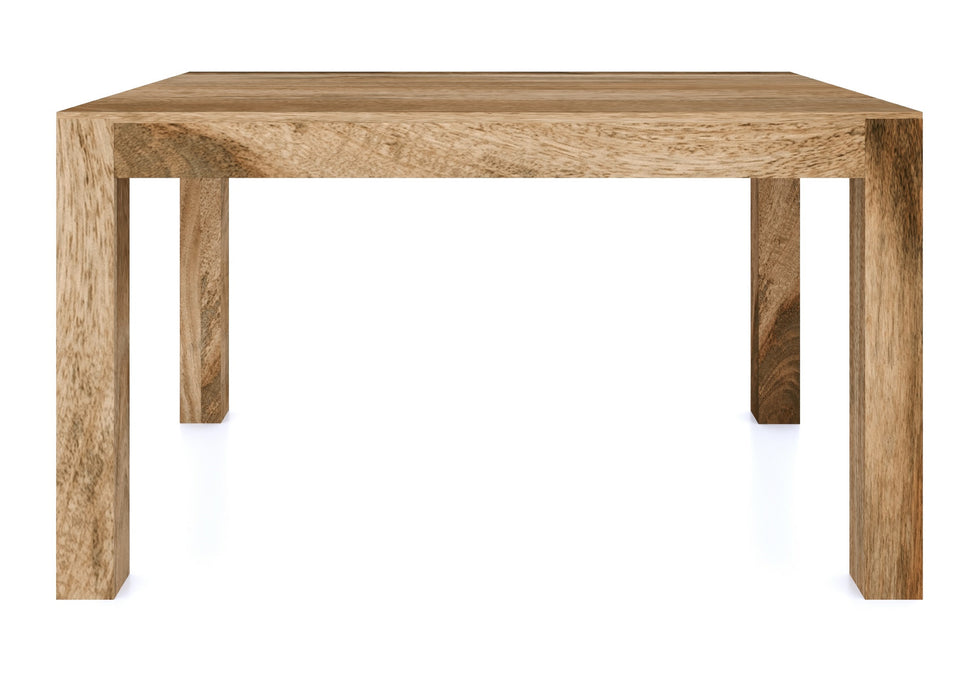 Cube Modern Solid Mango Wood Dining Table