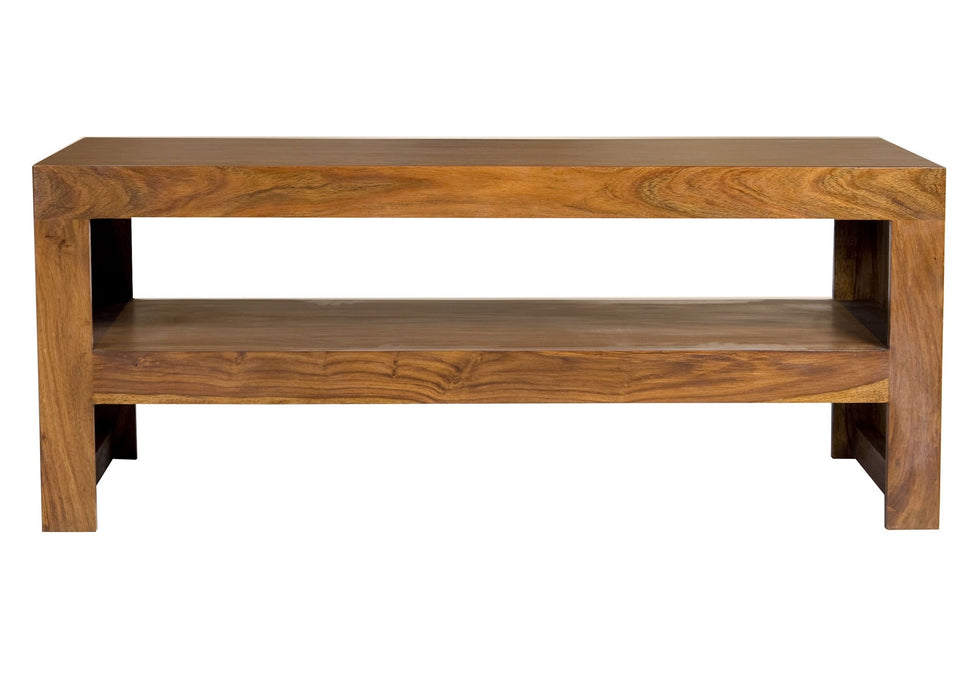 Cube Modern Solid Sheesham Wood Coffee / TV Table