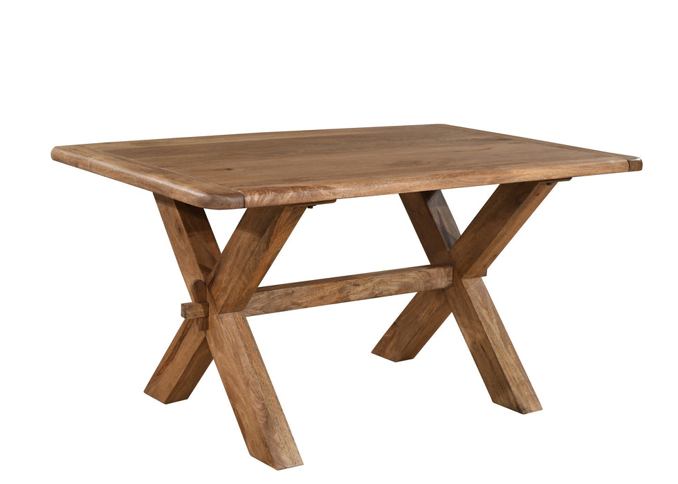 'Dorset' Rustic Solid Mango Wood Small 135cm Dining Table