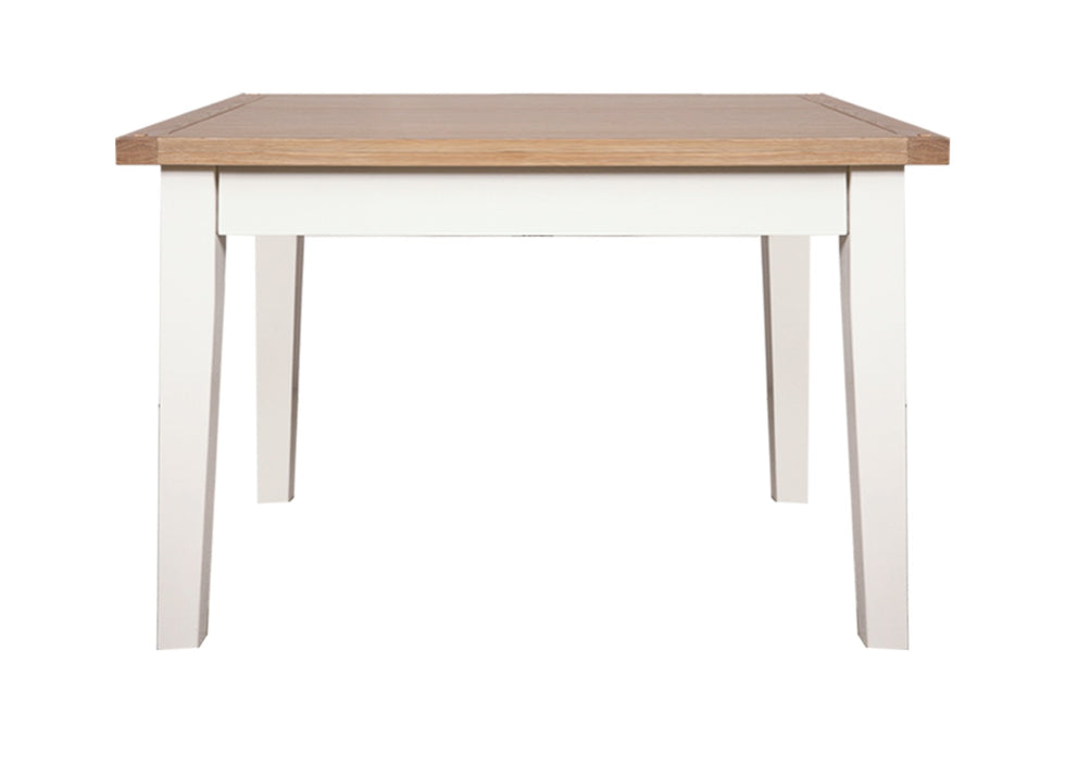 'Oakwood Living' White Painted Oak 0.90m Dining Table