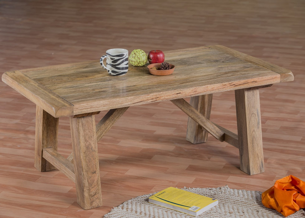 Odisha Solid Chunky Mango Wood Coffee Table
