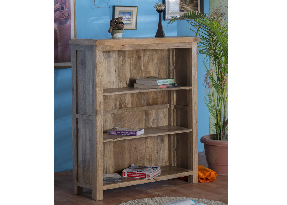 Odisha Solid Chunky Mango Wood Small Bookcase Storage Unit