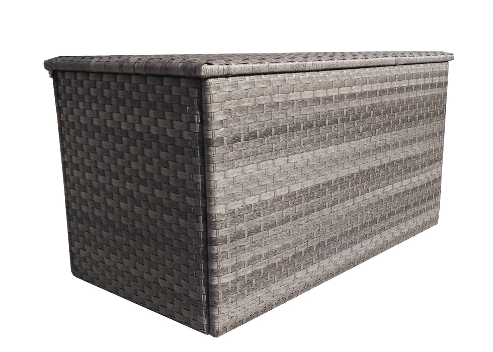 'Algarve' Medium Rattan Waterproof Outdoor Garden Cushion Storage Box