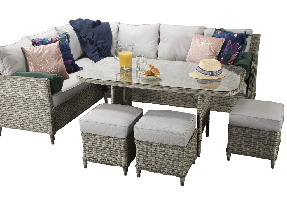 Signature Weave Edwina Rattan Corner Sofa Set EDWI0259 Garden Furniture