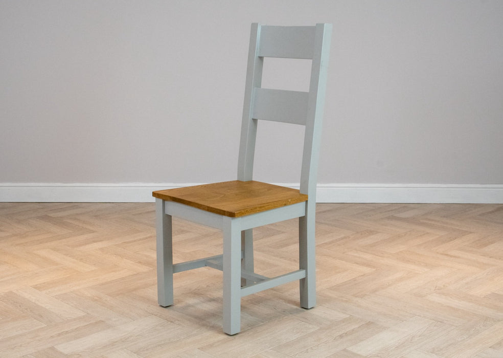 Oakwood Living Grey Painted Oak Dining Chair