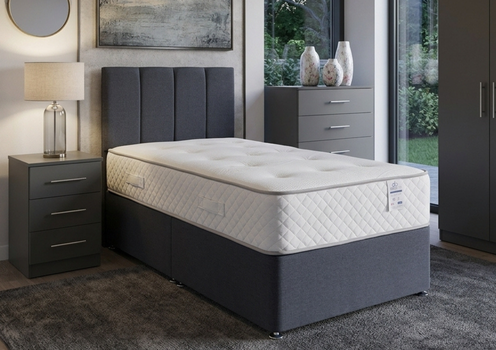 Foundations Haven Orthopedic 1000 Pocket Sprung Mattress Bed Packages - Available to Order in a wide range of Colours