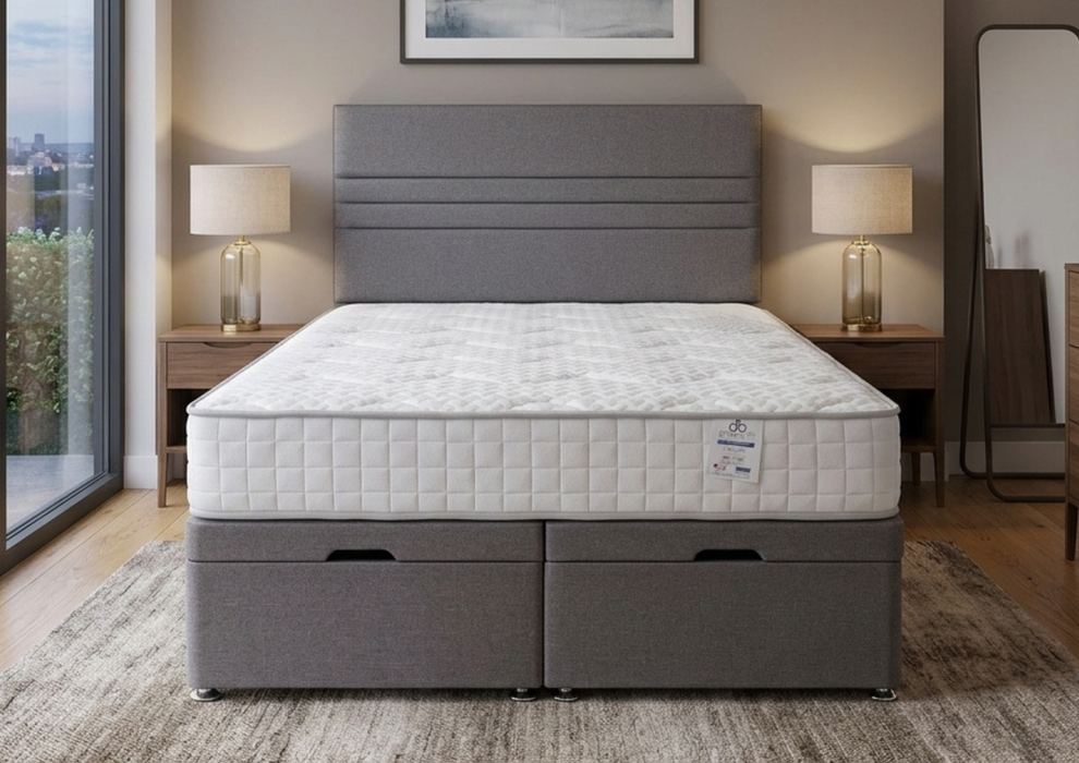 Balance Origins Orthopedic 1000 Pocket Sprung Mattress Bed Packages Ottoman - Available to Order in a wide range of Colours