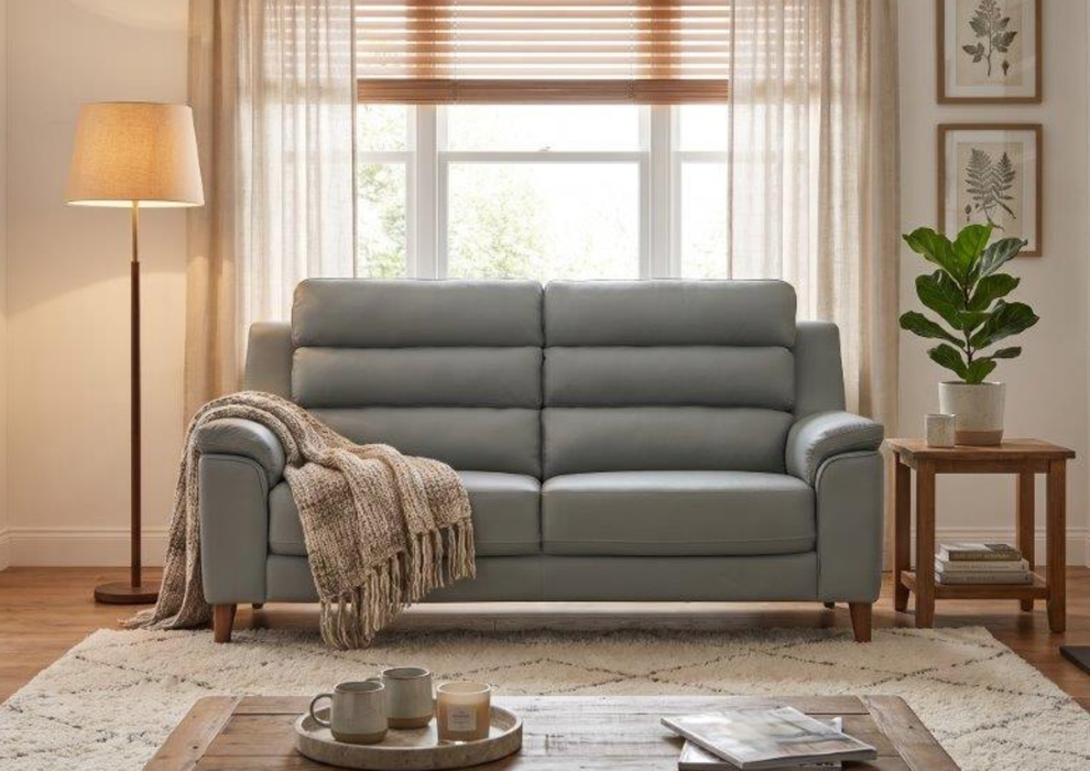 ‘Portofino’ High Quality Leather Suite Sofa Collection 3 Seater 2 Seater & Chair - Available In a Range of Colours