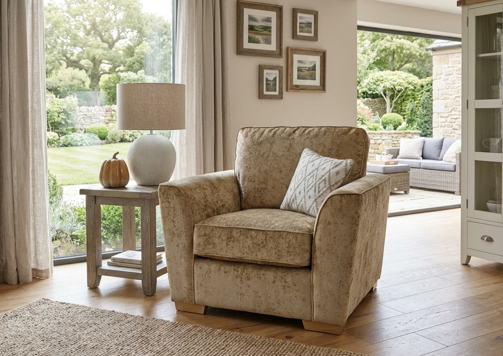 'Fantasia' Corner Sofa - Available In a Wide Range Of Fabric Colours