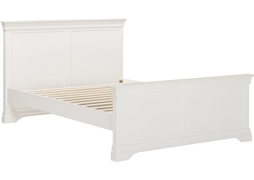 Bordeaux Ivory Painted 4ft 6 Double Bed Frame