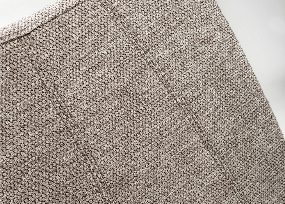 Set of 2 Baxter Weave Mocha Dining Chairs with Natural Legs