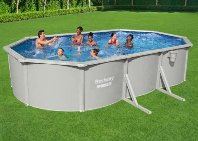 Bestway Hydrium Large 6.1m Steel Wall Above Ground Pool Kit