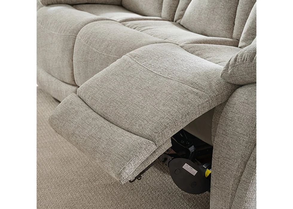 'Boston' Electric Power Recliner Sofa Collection Lisbon Beige - Sofas, Chair & Corner