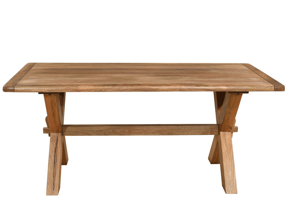 'Dorset' Rustic Solid Mango Wood Large 2m Dining Table