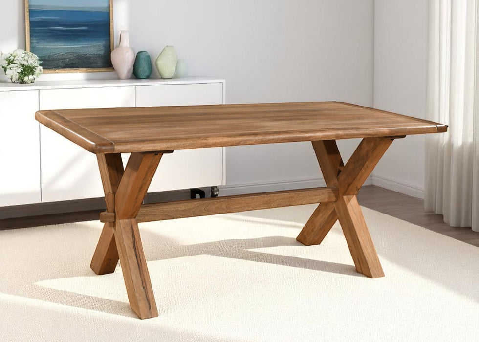 'Dorset' Rustic Solid Mango Wood Medium 175cm Dining Table