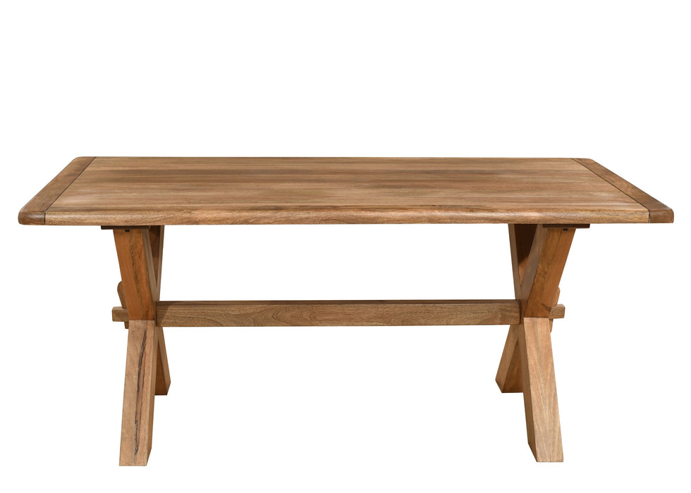 'Dorset' Rustic Solid Mango Wood Medium 175cm Dining Table