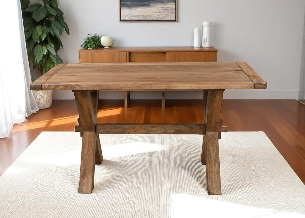 'Dorset' Rustic Solid Mango Wood Small 135cm Dining Table