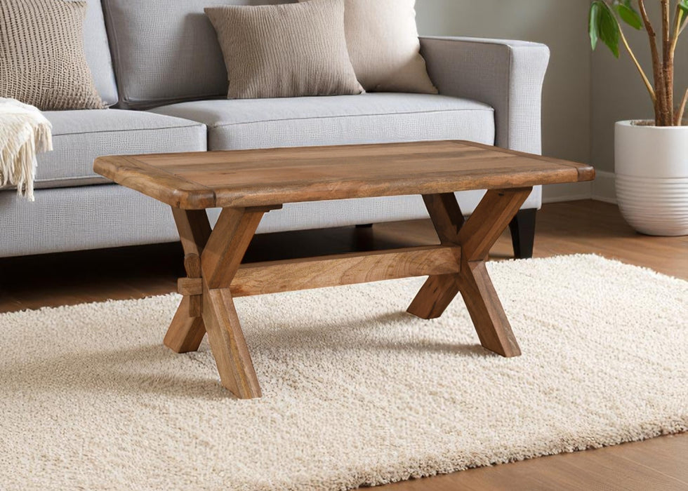 'Dorset' Rustic Solid Mango Wood Occasional Coffee Table