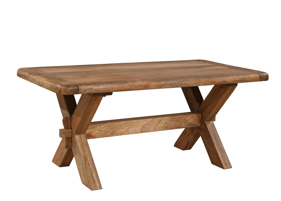 'Dorset' Rustic Solid Mango Wood Occasional Coffee Table