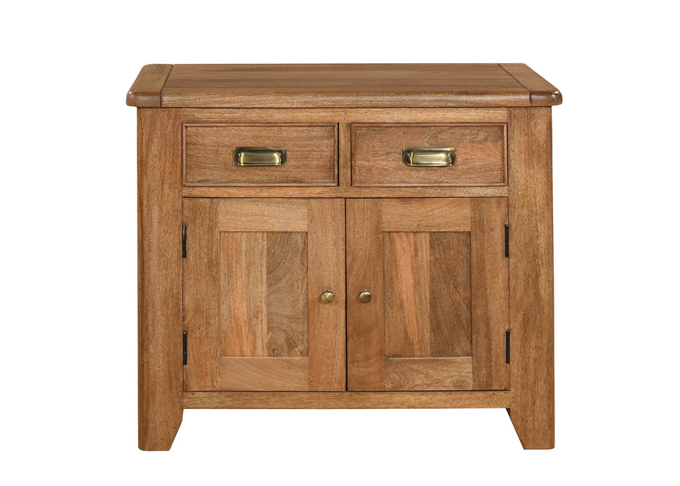 'Dorset' Rustic Solid Mango Wood 2 Door 2 Drawer Sideboard