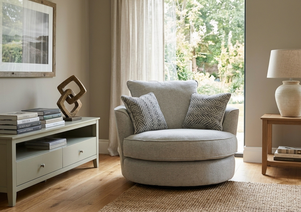 'Fantasia' Corner Sofa - Available In a Wide Range Of Fabric Colours