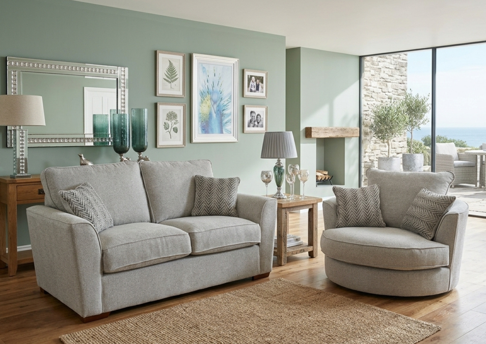 'Fantasia' Corner Sofa - Available In a Wide Range Of Fabric Colours