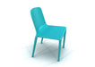 Hatton Indoor Outdoor Aqua Blue Plastic Stacking Dining Cafe School Bistro Chairs