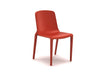 Hatton Indoor Outdoor Poppy Red Plastic Stacking Dining Cafe School Bistro Chairs