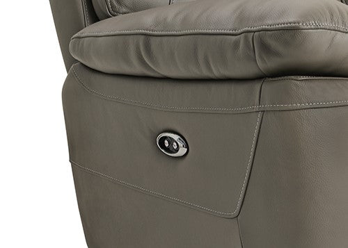 ‘Lucia’ Leather Suite Power Recliner Sofa Collection 3 Seater 2 Seater & Chair - Available In a Range of Colours