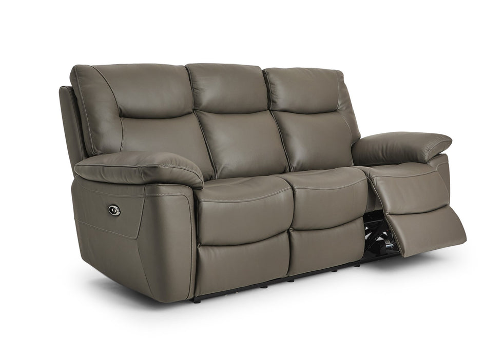 ‘Lucia’ Leather Suite Power Recliner Sofa Collection 3 Seater 2 Seater & Chair - Available In a Range of Colours