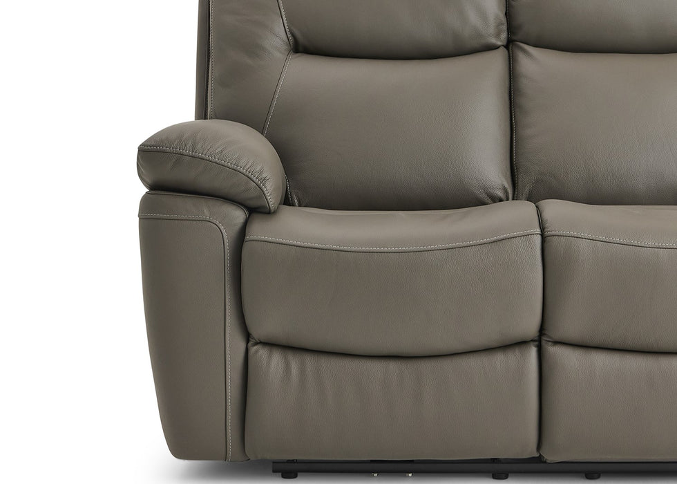 ‘Lucia’ Leather Suite Power Recliner Sofa Collection 3 Seater 2 Seater & Chair - Available In a Range of Colours