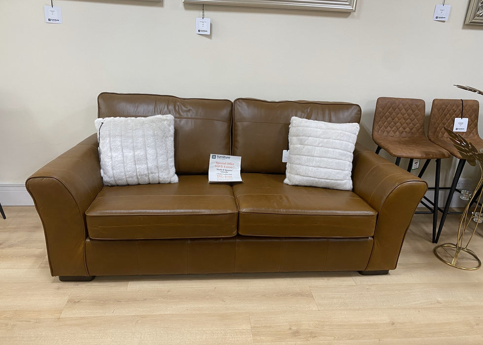 Marks & Spencer 'Lincoln' 3 Seater Leather Sofa Special Offer