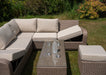 Twilight Natural Rattan Recliner Corner Sofa Coffee Table Set