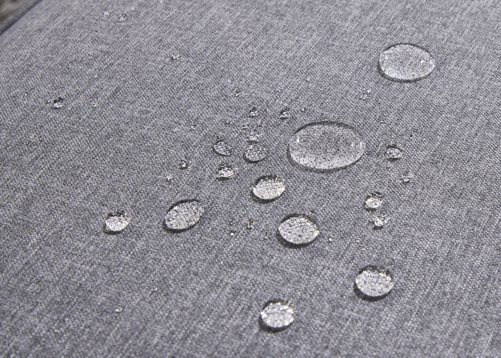 Norfolk Brancaster Aluminium Outdoor Rattan Large Corner Set with Rising Dining Table