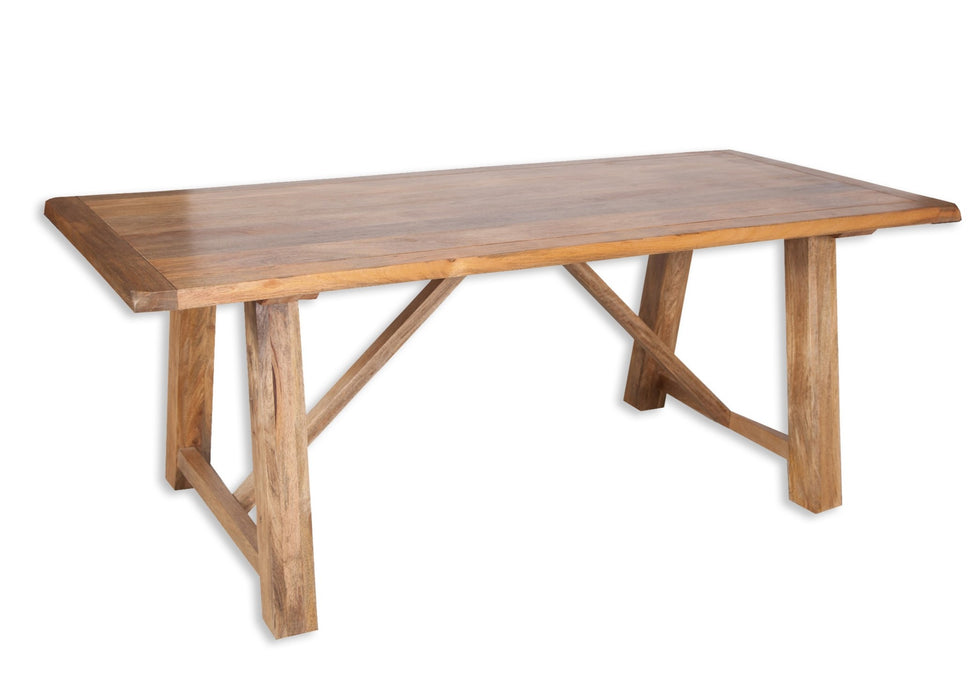 Odisha Solid Chunky Mango Wood Large Dining Table