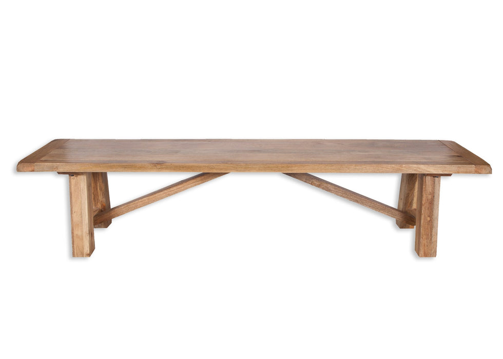 Odisha Solid Chunky Mango Wood Large Dining Bench