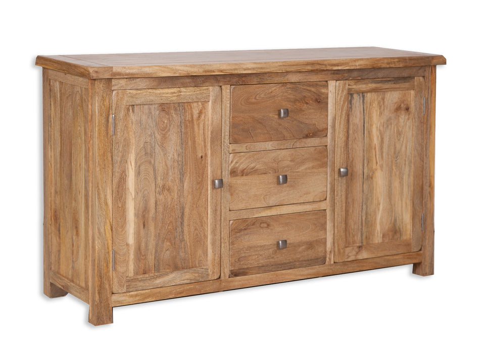 Odisha Solid Chunky Mango Wood Large 2 Door Sideboard