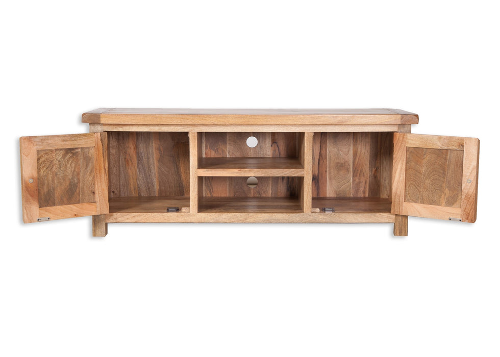 Odisha Solid Chunky Mango Wood Plasma TV Unit