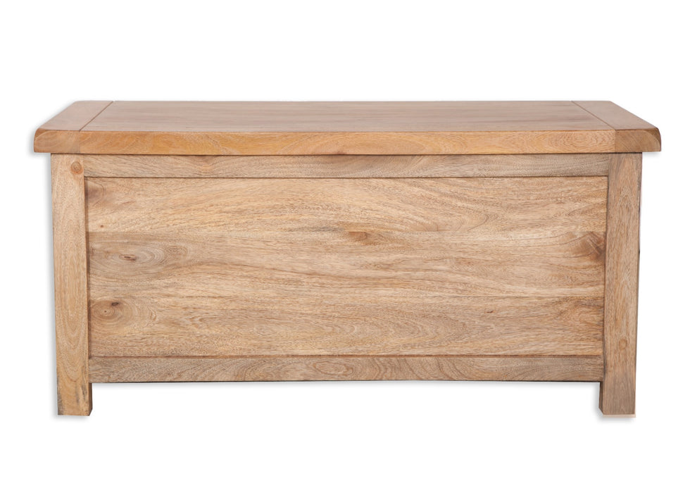 Odisha Solid Chunky Mango Wood Blanket Box / Ottoman