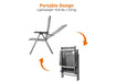 Pair of adjustable 5 adjustable reclining outdoor garden patio chairs