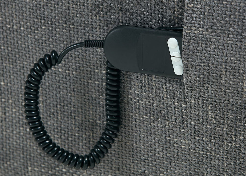 Palermo Electric Dual Motor Rise & Recliner Chair in Graphite Fabric