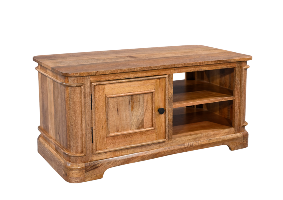 Roostwood 'Clent' Modern Solid Mango Wood Occasional Coffee Table / TV Unit