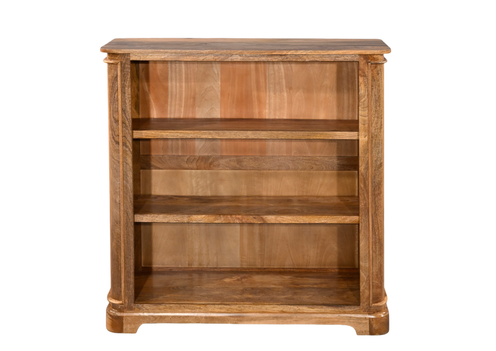 Roostwood 'Clent' Modern Solid Mango Wood Small Bookcase Storage Unit