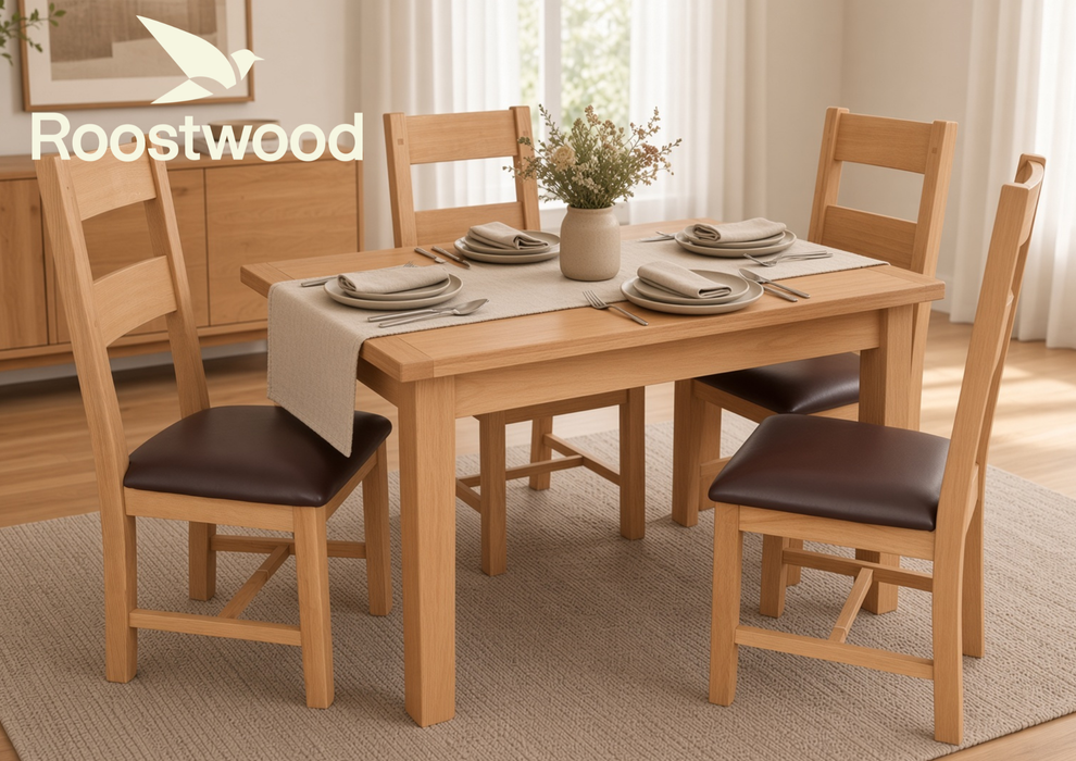 Roostwood 'Malvern' Natural Oak Dining Chair