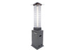 Outdoor Patio Garden Sunred Atria Flame Torch Gas Heater Grey