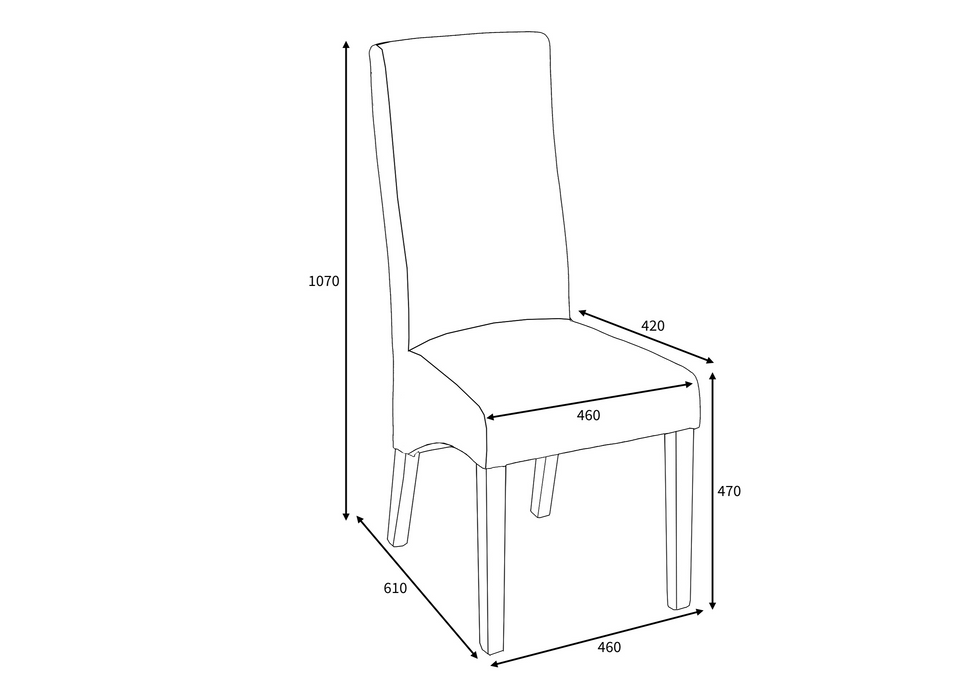 Set of 2 Baxter Weave Light Grey Dining Chairs with Natural Legs