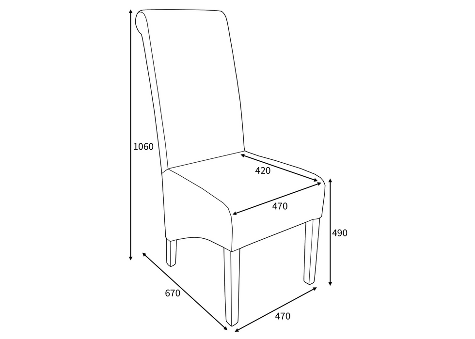 Set of 2 Krista Weave Roll Back Green Dining Chairs with Natural Legs