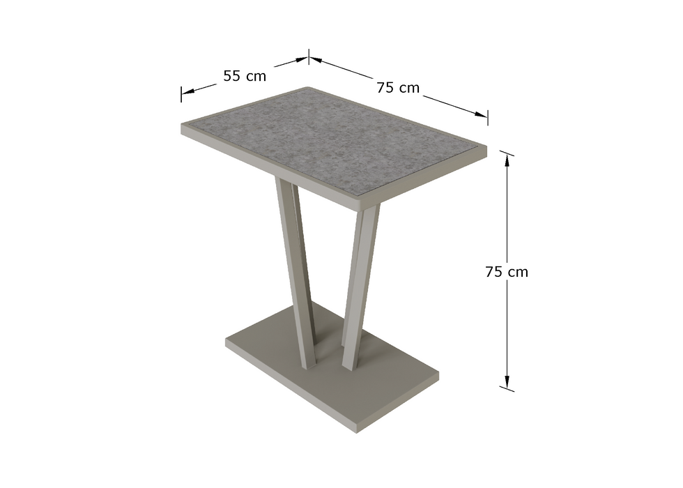 Venus Outdoor Aluminium 2 Seater Bistro Dining Set