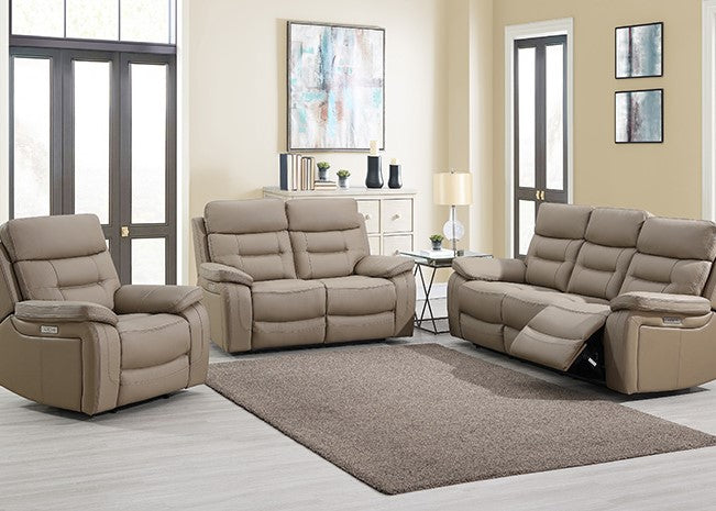 ‘Belgravia’ Leather Suite Power Recliner Sofa Collection 3 Seater 2 Seater & Chair - Available In a Range of Colours