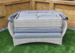 'Maldives' Large Rattan Modular Daybed Sofa Lounger with Shade Canopy